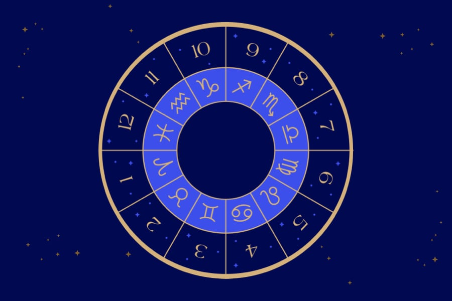 The 12 Houses of Astrology - Learn Astrology and How Houses Affect Your Natal Chart Full Infographic